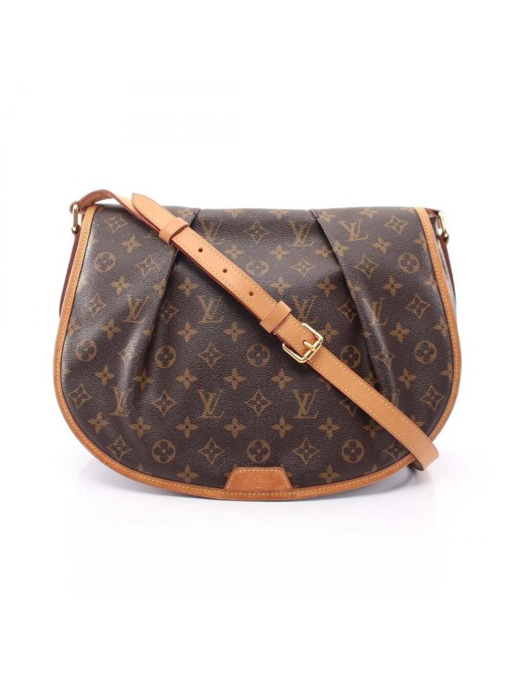 Louis Vuitton Shoulder Bag Menilmontant MM Monogram Leather